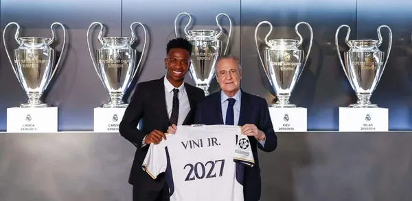 img of Vinicius renueva con el Real Madrid hasta el 2027