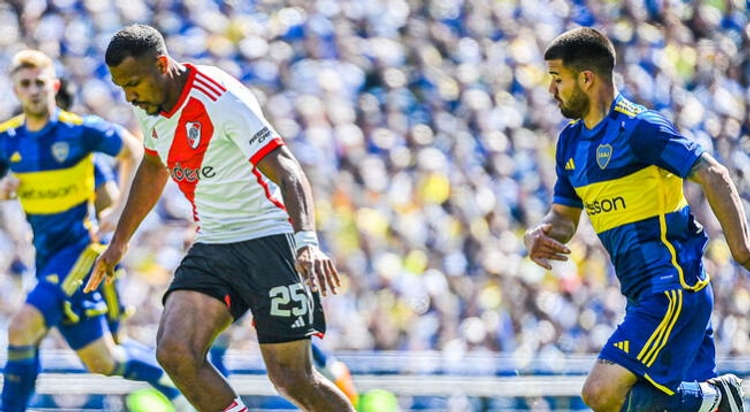 img of River Plate derrota a Boca Juniors con gol de Rondón en La Bombonera.