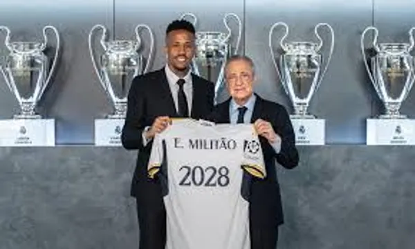 img of Militao en el Madrid hasta el 2028